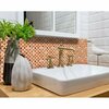 Homeroots 4 x 4 in. Terra Cotta Tango Peel & Stick Tiles 399995